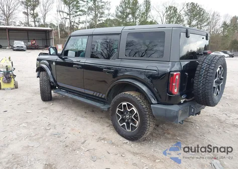 2022 Ford Bronco Outer Banks z USA, uszkodzony, nr VIN 1FMEE5BP1NLB69590
